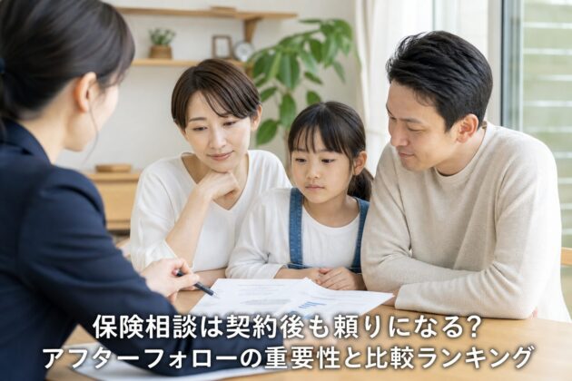 保険相談は契約後も頼りになる?アフターフォローの重要性と比較ランキングのアイキャッチ画像