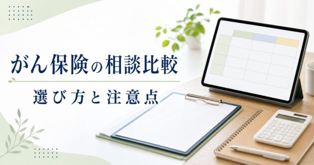 がん保険 相談 比較の比較ポイント｜選び方と注意点のアイキャッチ画像