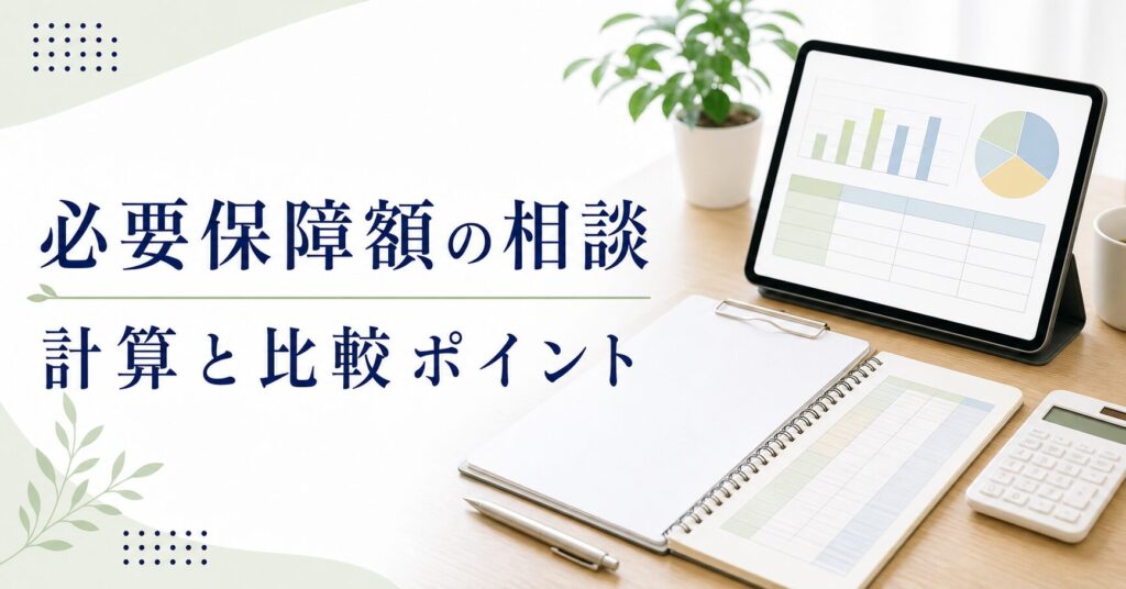 必要保障額 保険相談 比較の比較ポイント｜選び方と注意点のアイキャッチ画像