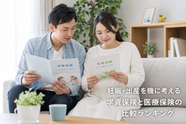 妊娠・出産を機に考える学資保険と医療保険の比較ランキングのアイキャッチ画像
