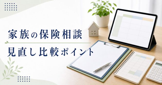 家族 保険相談 比較の比較ポイント｜選び方と注意点のアイキャッチ画像