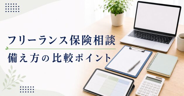 フリーランス 保険相談 比較の比較ポイント｜選び方と注意点のアイキャッチ画像