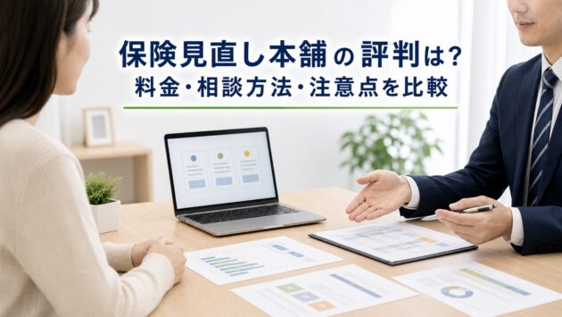 保険見直し本舗の評判は?料金・相談方法・注意点を比較のアイキャッチ画像