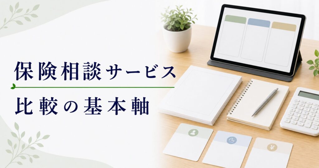 保険相談サービス 比較の比較ポイント｜選び方と注意点のアイキャッチ画像
