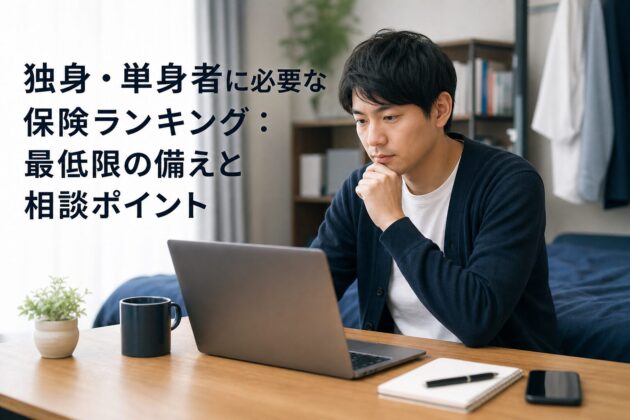 独身・単身者に必要な保険ランキング：最低限の備えと相談ポイントのアイキャッチ画像