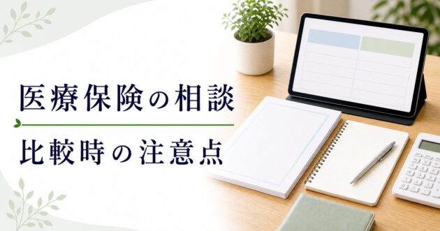 医療保険 相談 比較の比較ポイント｜選び方と注意点のアイキャッチ画像