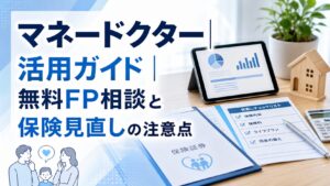 マネードクター|活用ガイド｜無料FP相談と保険見直しの注意点のアイキャッチ画像