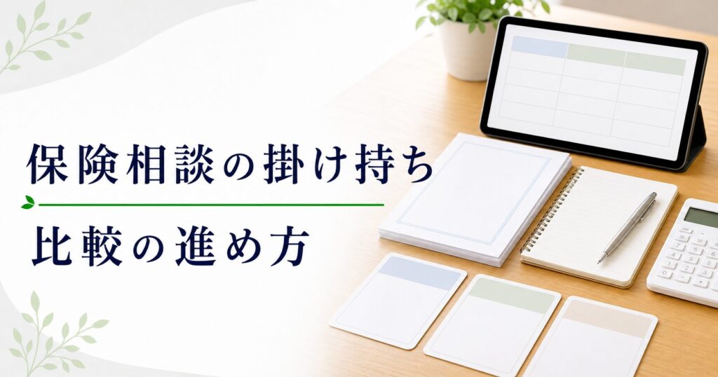 保険相談 掛け持ち 比較の比較ポイント｜選び方と注意点のアイキャッチ画像