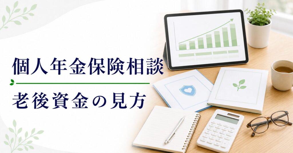 個人年金保険の相談比較｜老後資金づくりの見方のアイキャッチ画像